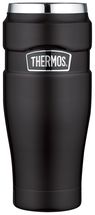 Bouteille isotherme Thermos King noir mat 470 ml